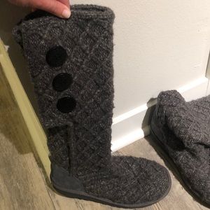 Gray Ugg boots